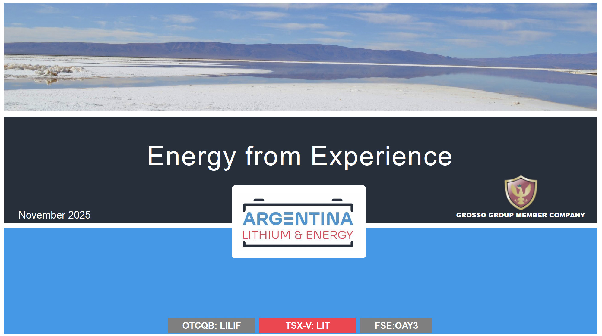 Corporate Presentation - November 2025